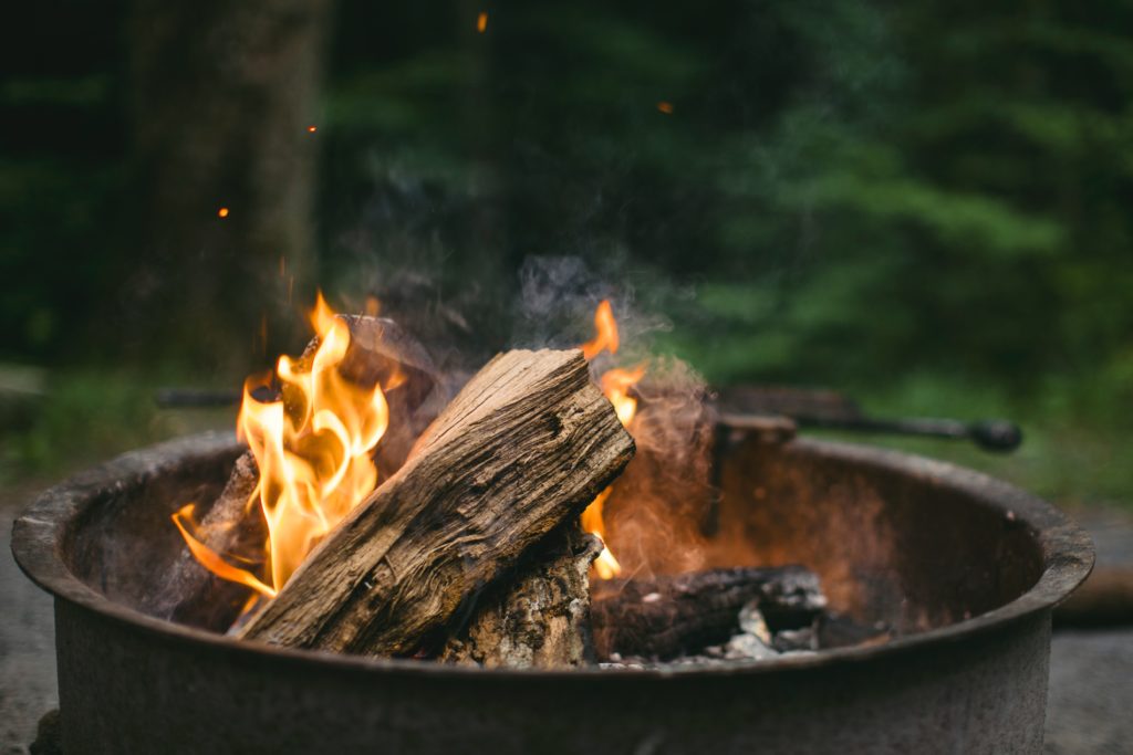 Fire Energy, log pit, heat